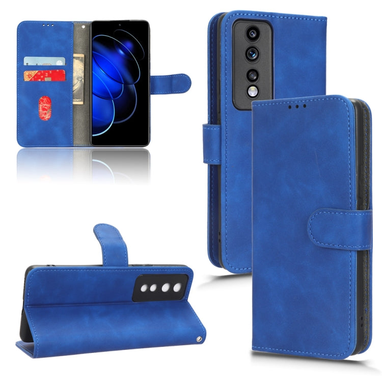 Skin Feel Magnetic Flip Leather Phone Case