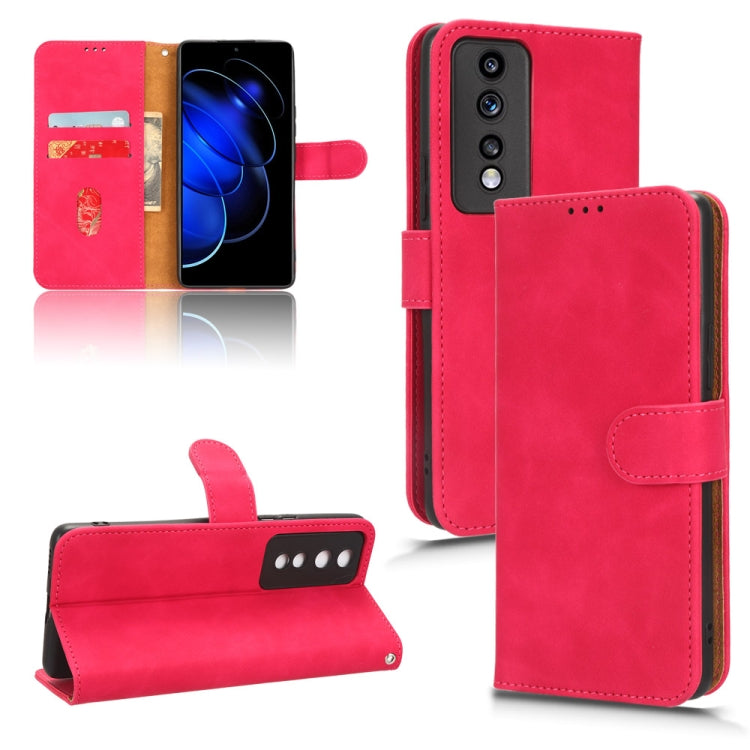 Skin Feel Magnetic Flip Leather Phone Case