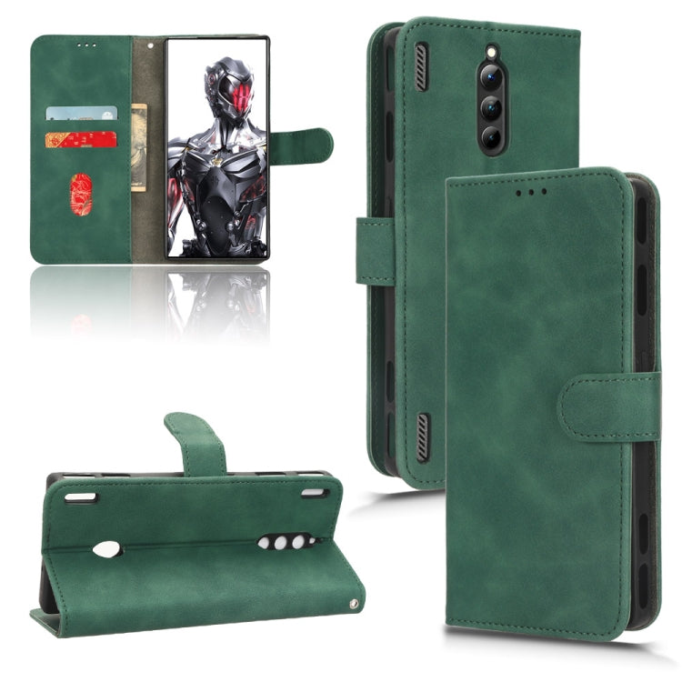 Skin Feel Magnetic Flip Leather Phone Case