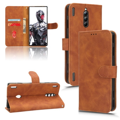 Skin Feel Magnetic Flip Leather Phone Case