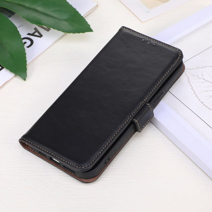 Crazy Horse Top Layer Cowhide RFID Leather Phone Case