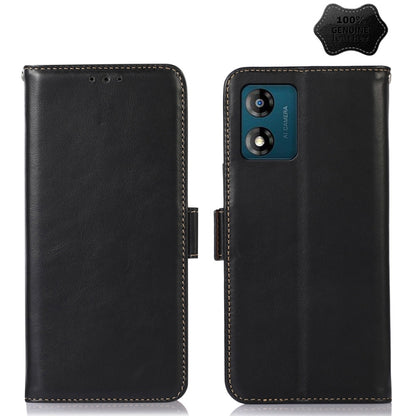 Crazy Horse Top Layer Cowhide RFID Leather Phone Case