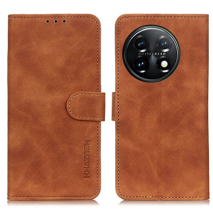 KHAZNEH Retro Texture Flip Leather Phone Case