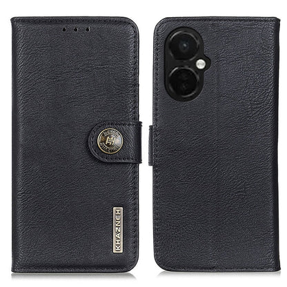 KHAZNEH Cowhide Texture Flip Leather Phone Case