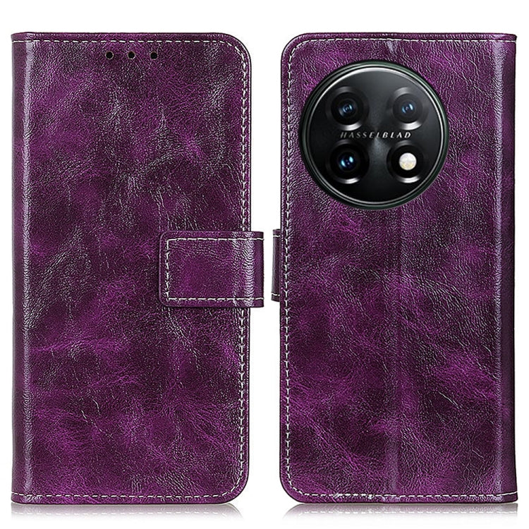 Retro Crazy Horse Texture Leather Phone Case