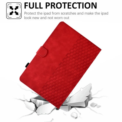 Rhombus Embossed Leather Smart Tablet Case, For iPad mini 6 / mini 2024, For iPad mini 6