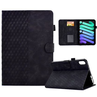Rhombus Embossed Leather Smart Tablet Case, For iPad mini 6 / mini 2024, For iPad mini 6