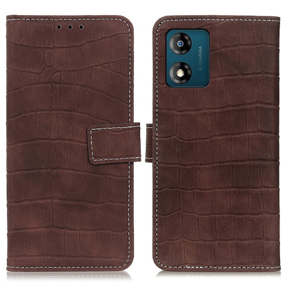 Magnetic Crocodile Texture Leather Phone Case