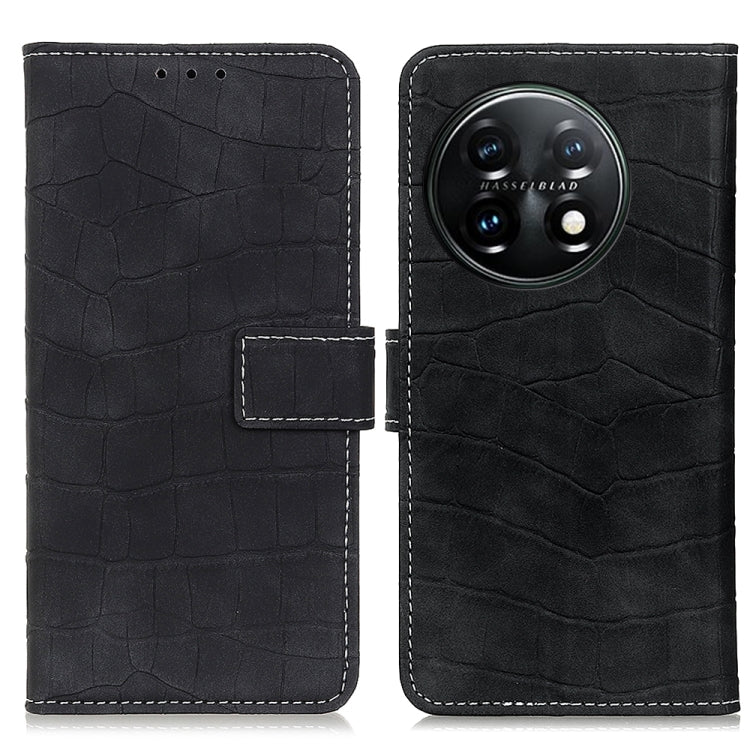 Magnetic Crocodile Texture Leather Phone Case