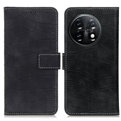 Magnetic Crocodile Texture Leather Phone Case