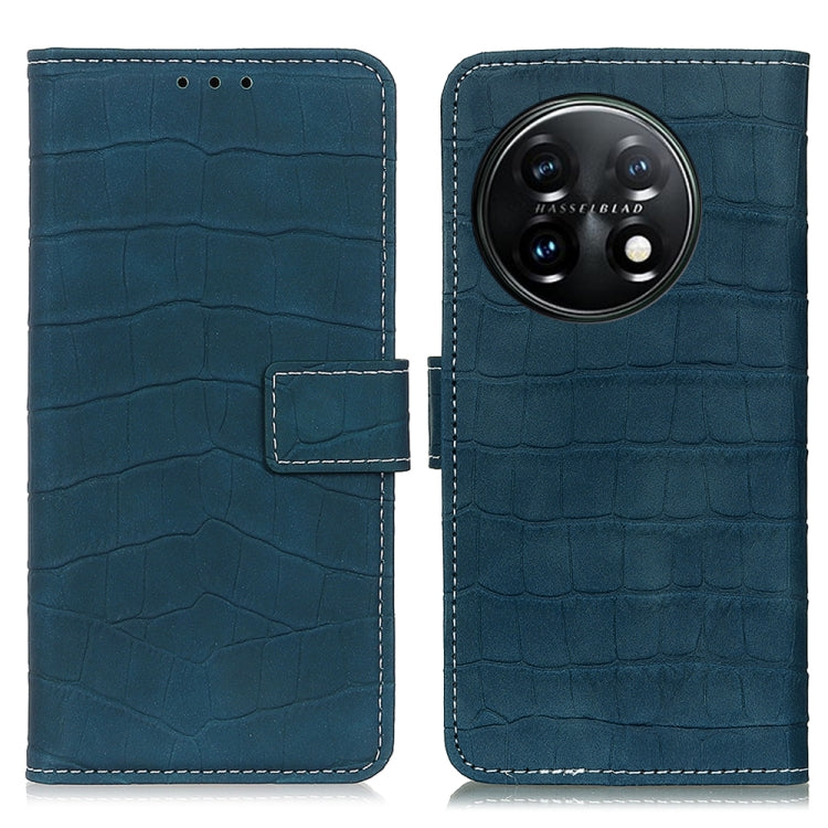 Magnetic Crocodile Texture Leather Phone Case