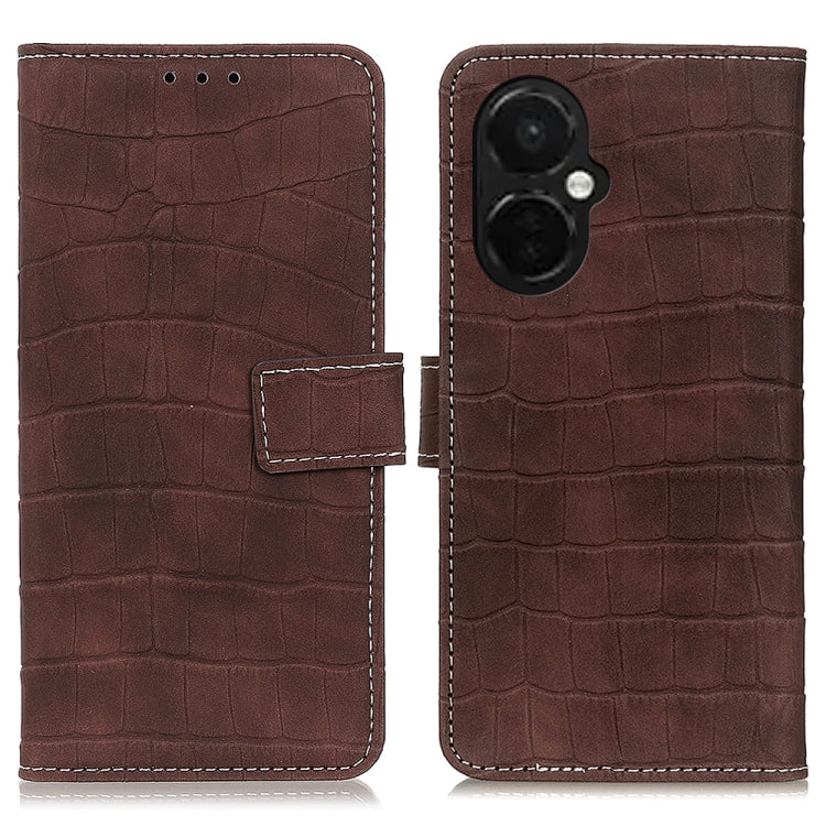 Magnetic Crocodile Texture Leather Phone Case