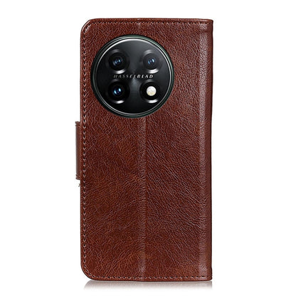 For OnePlus 11 5G Nappa Texture Flip Leather Phone Case