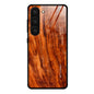 For Samsung Galaxy S23+ 5G Wood Grain Glass Phone Case