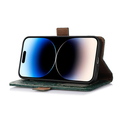 For OnePlus Nord CE 3 Lite Ostrich Pattern Genuine Leather RFID Phone Case, For OnePlus Nord CE 3 Lite