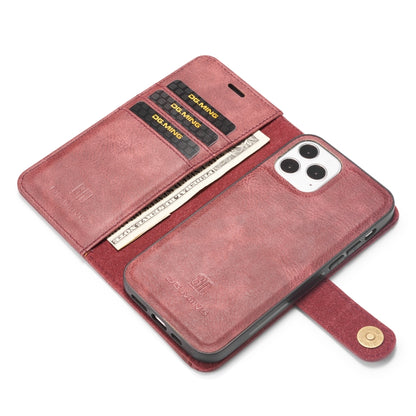 DG.MING Crazy Horse Texture Detachable Magnetic Leather Case