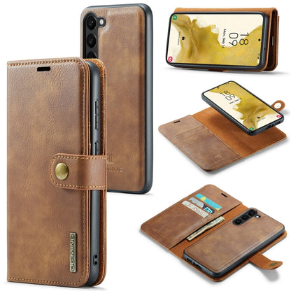 DG.MING Crazy Horse Texture Detachable Magnetic Leather Case