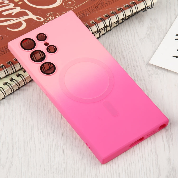 Liquid TPU Silicone Gradient MagSafe Phone Case