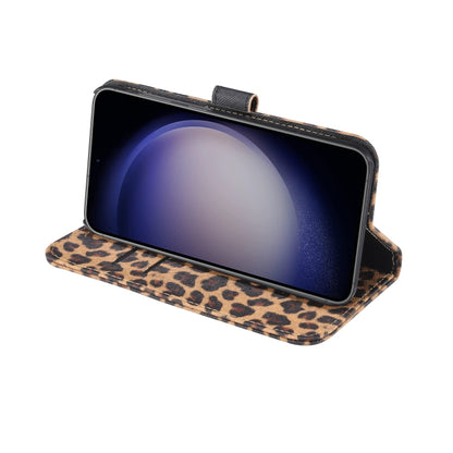Leopard Pattern Flip Leather Phone Case
