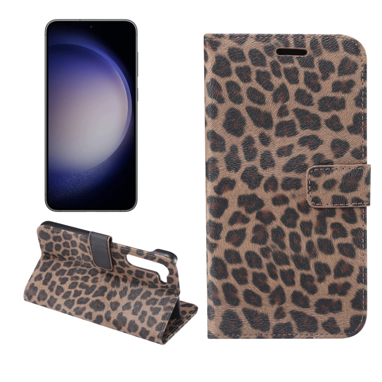 Leopard Pattern Flip Leather Phone Case