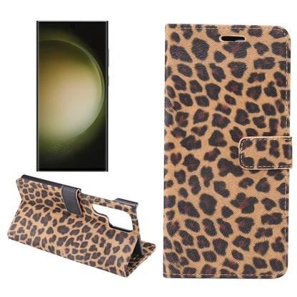 Leopard Pattern Flip Leather Phone Case