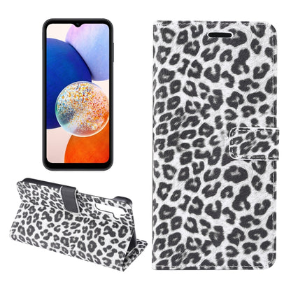 Leopard Pattern Flip Leather Phone Case