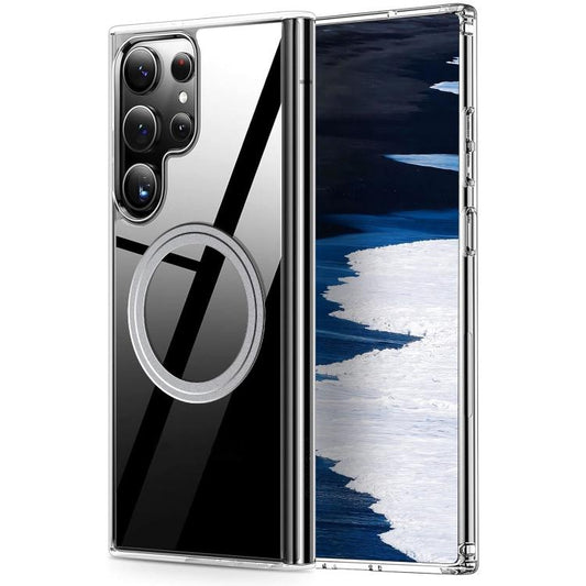 Transparent Frosted MagSafe Phone Case, For Samsung Galaxy S26 Ultra 5G, For Samsung Galaxy S25 5G, For Samsung Galaxy S25+ 5G, For Samsung Galaxy S25 Ultra 5G, For Samsung Galaxy S24 FE 5G, For Samsung Galaxy S24 Ultra 5G, For Samsung Galaxy S24+ 5G