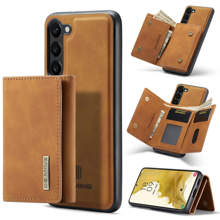 DG.MING M1 Series 3-Fold Multi Card Wallet + Magnetic Phone Case