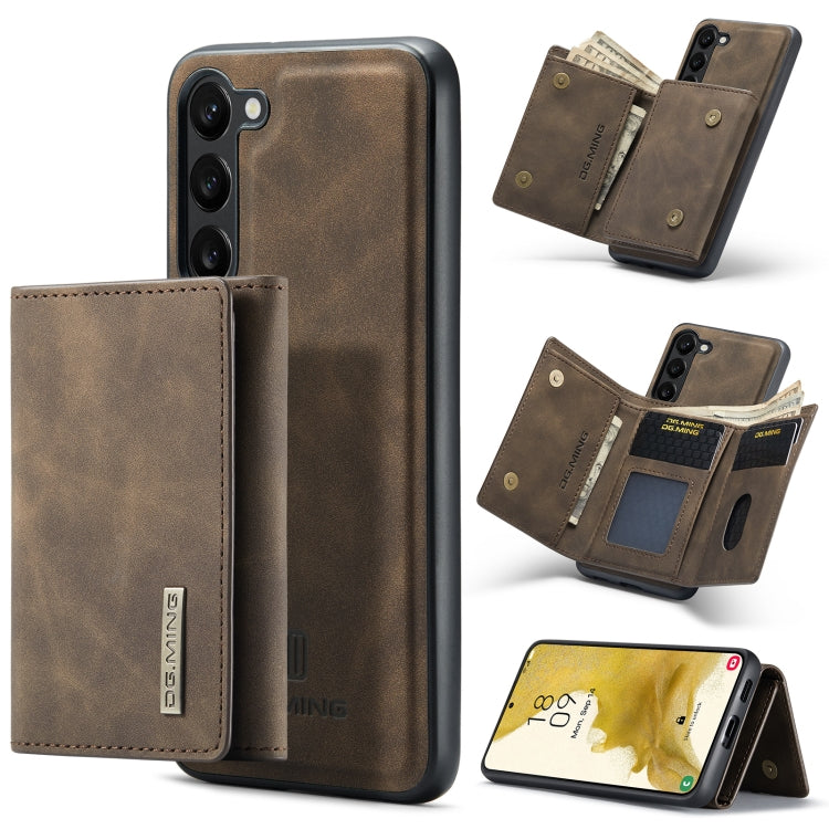 DG.MING M1 Series 3-Fold Multi Card Wallet + Magnetic Phone Case