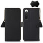 Side-Magnetic TJ Genuine Leather RFID Phone Case, For Sony Xperia 1 IV, For Sony Xperia 10 IV