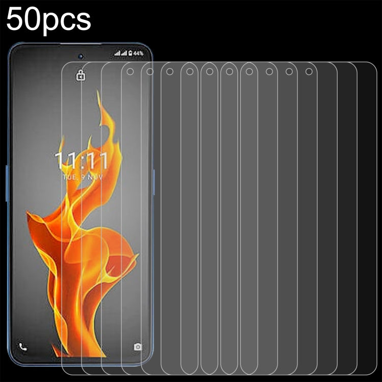 50pcs 0.26mm 9H 2.5D Tempered Glass Film