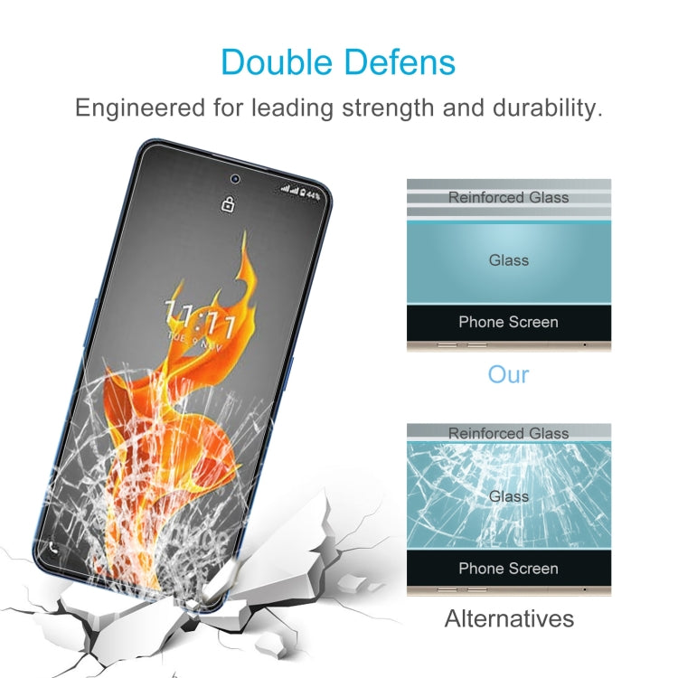 50pcs 0.26mm 9H 2.5D Tempered Glass Film