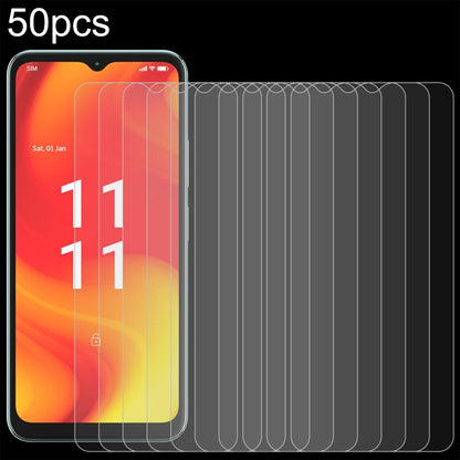 50pcs 0.26mm 9H 2.5D Tempered Glass Film