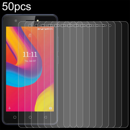 50pcs 0.26mm 9H 2.5D Tempered Glass Film