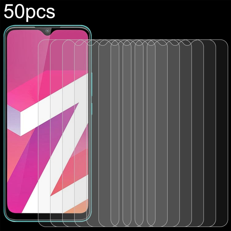 50pcs 0.26mm 9H 2.5D Tempered Glass Film