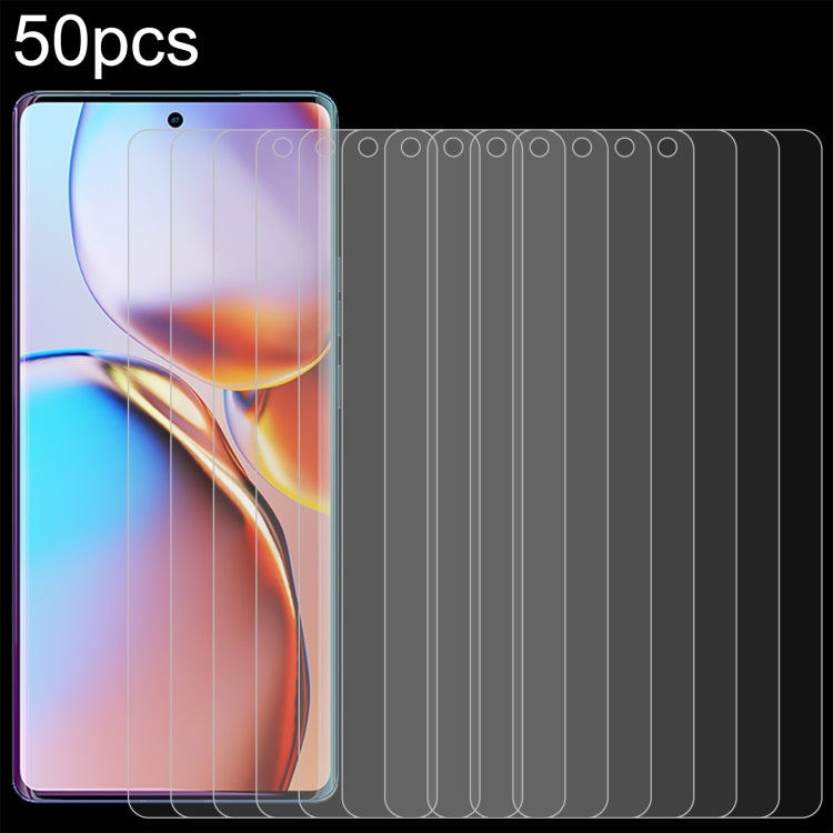 50pcs 0.26mm 9H 2.5D Tempered Glass Film