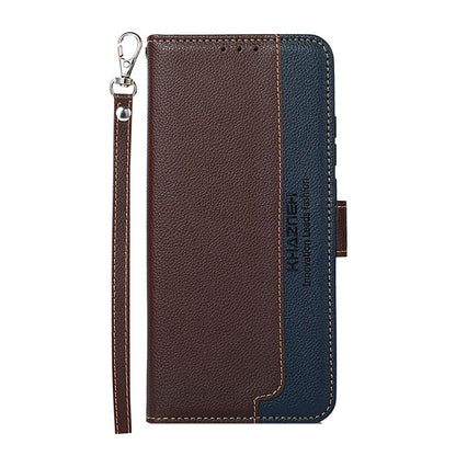 KHAZNEH Litchi Texture Leather RFID Phone Case