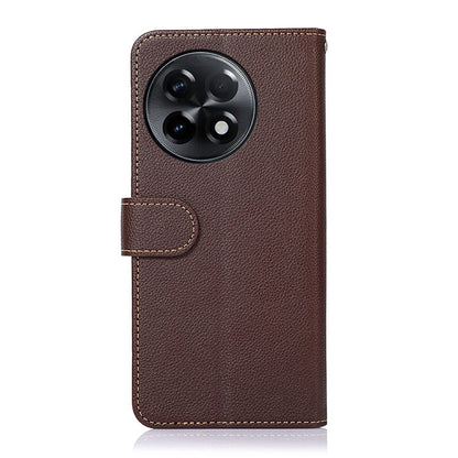 KHAZNEH Litchi Texture Leather RFID Phone Case