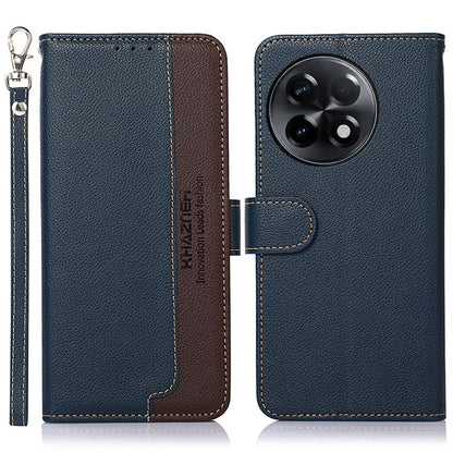 KHAZNEH Litchi Texture Leather RFID Phone Case