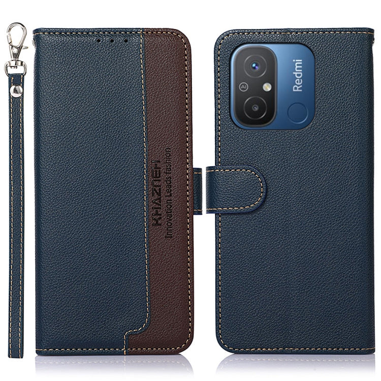 KHAZNEH Litchi Texture Leather RFID Phone Case