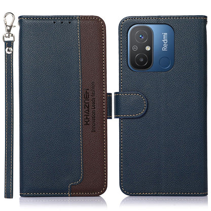 KHAZNEH Litchi Texture Leather RFID Phone Case