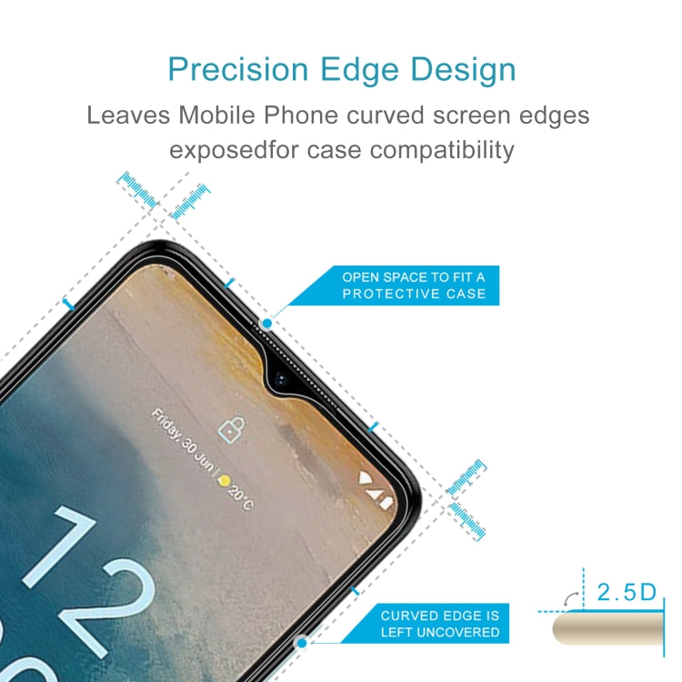 50 PCS 0.26mm 9H 2.5D Tempered Glass Film, For Nokia G22 / C32, For TCL 40 X(50 PCS), For TCL 40 XL(50 PCS), For TCL 40 XE(50 PCS)