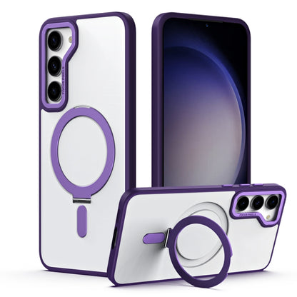 Skin Feel MagSafe Shockproof Phone Case with Holder, For Samsung Galaxy S23 5G, For Samsung Galaxy S23+ 5G
