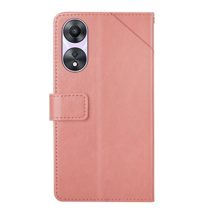 HT01 Y-shaped Pattern Flip Leather Phone Case