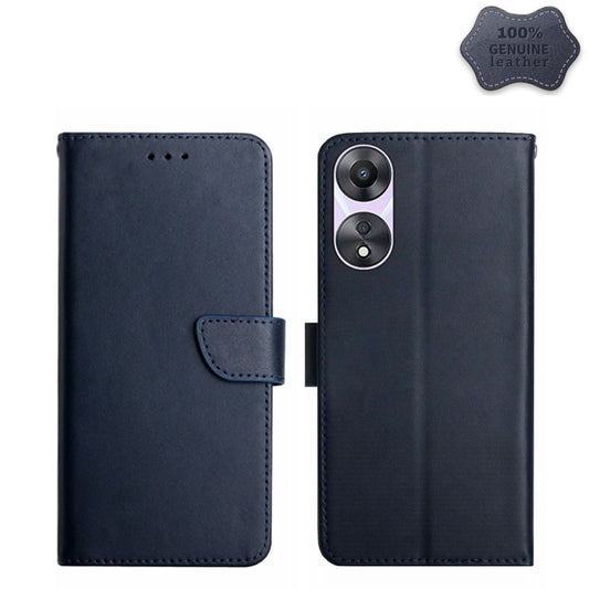 Genuine Leather Fingerprint-proof Flip Phone Case