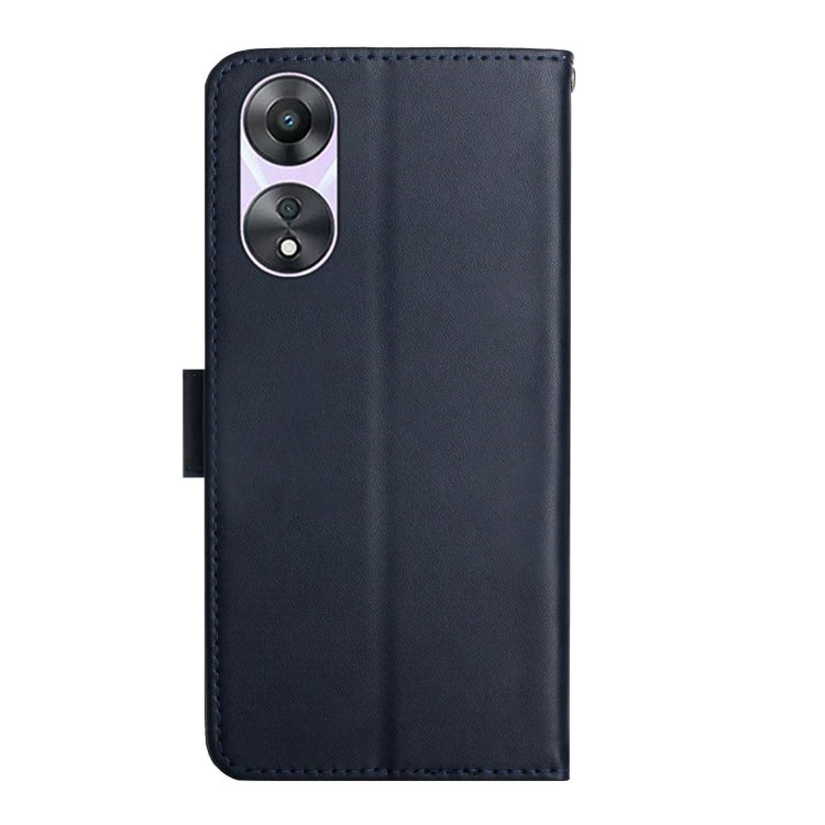 Genuine Leather Fingerprint-proof Flip Phone Case