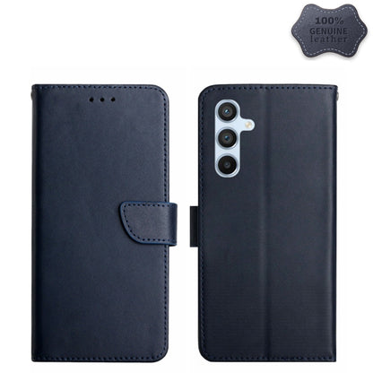 Genuine Leather Fingerprint-proof Flip Phone Case