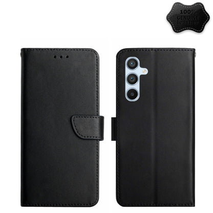 Genuine Leather Fingerprint-proof Flip Phone Case