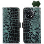 Crocodile Top Layer Cowhide Leather Phone Case