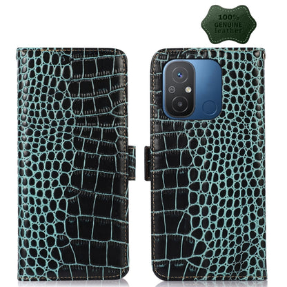 Crocodile Top Layer Cowhide Leather Phone Case